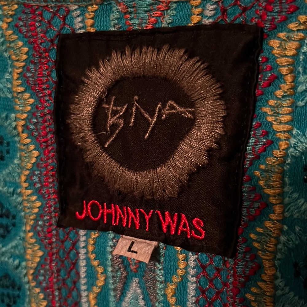 Biya Johnny Was wrap around cardigan Sz L